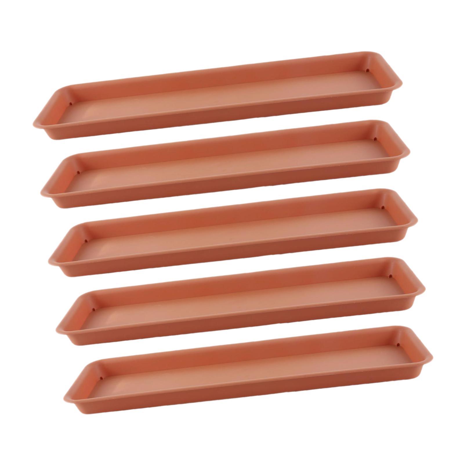 Drip Tray Saucer - Maceta Alta Rectangular para Terraza, Bandeja