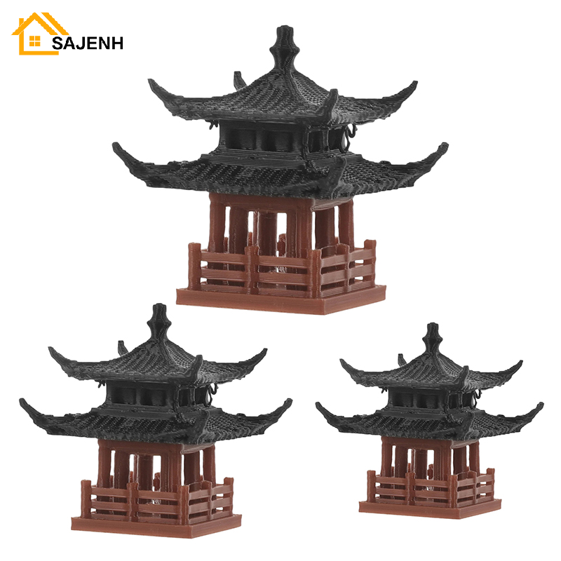 Bonsai Garden Zen - Mini estatua de Pagoda, decoración de