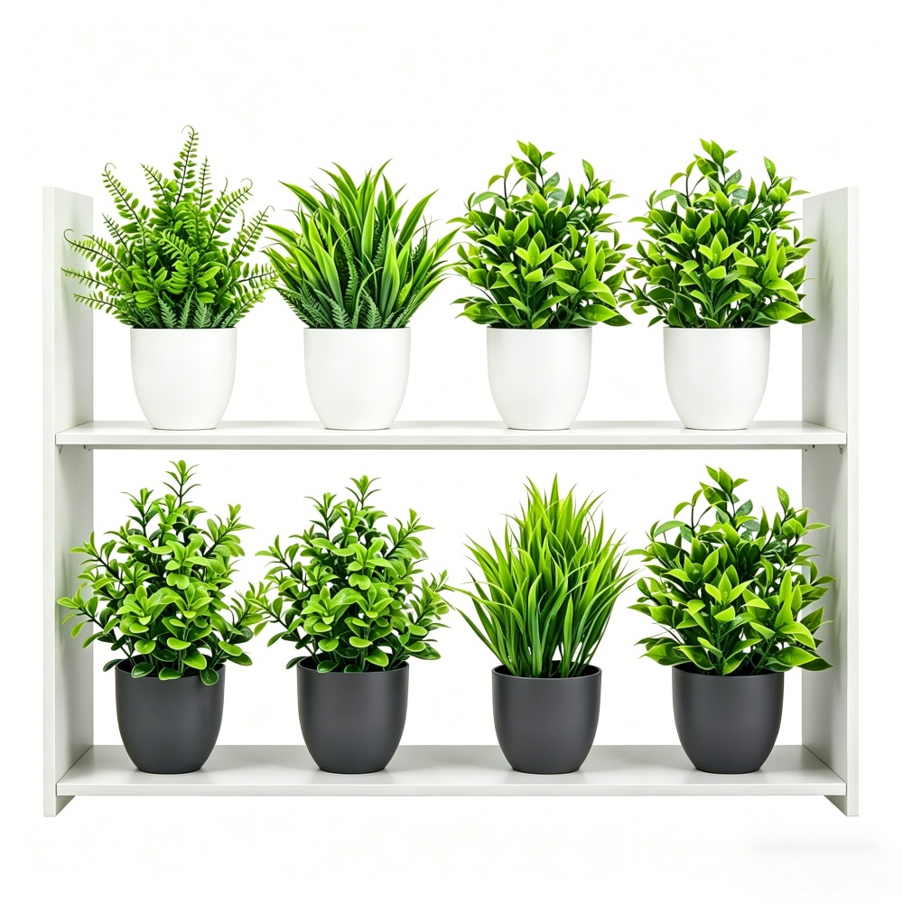 Juego de 4 Mini Plantas Artifi - Bonsai Garden Indoor reseña y precio